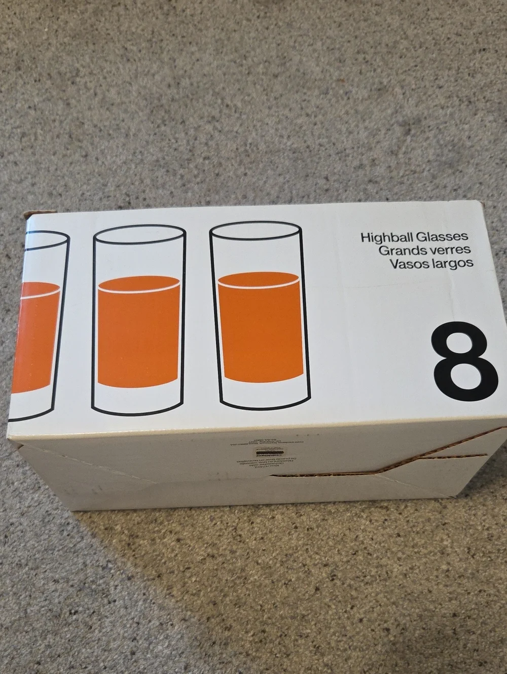Crate And Barrel Set Of 4 Highball Glasses